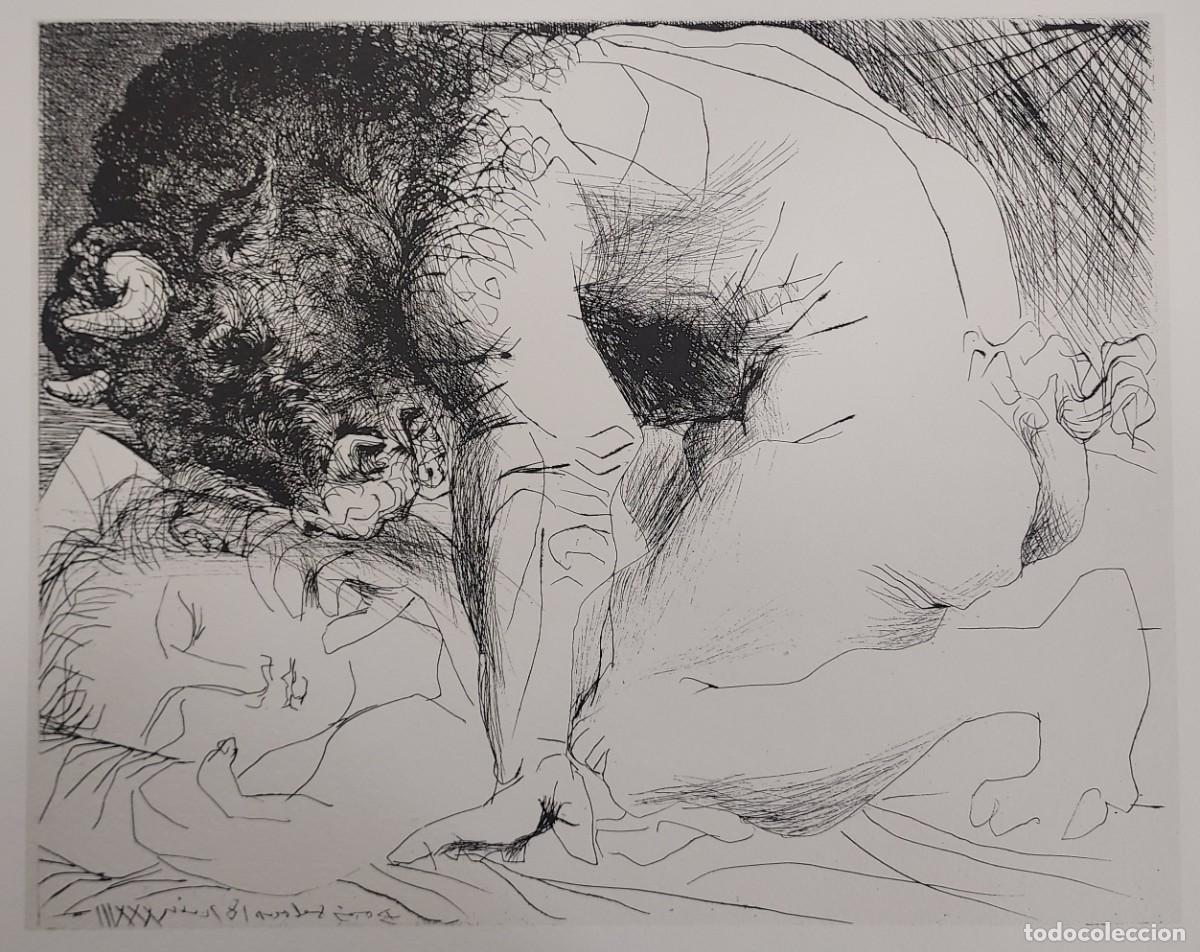 Other art objects: PICASSO SUITE VOLLARD. N&ordm; 68. MINOTAURO ACARICIANDO A UNA MUJER DORMIDA. COLECCION ICO. Ver notas