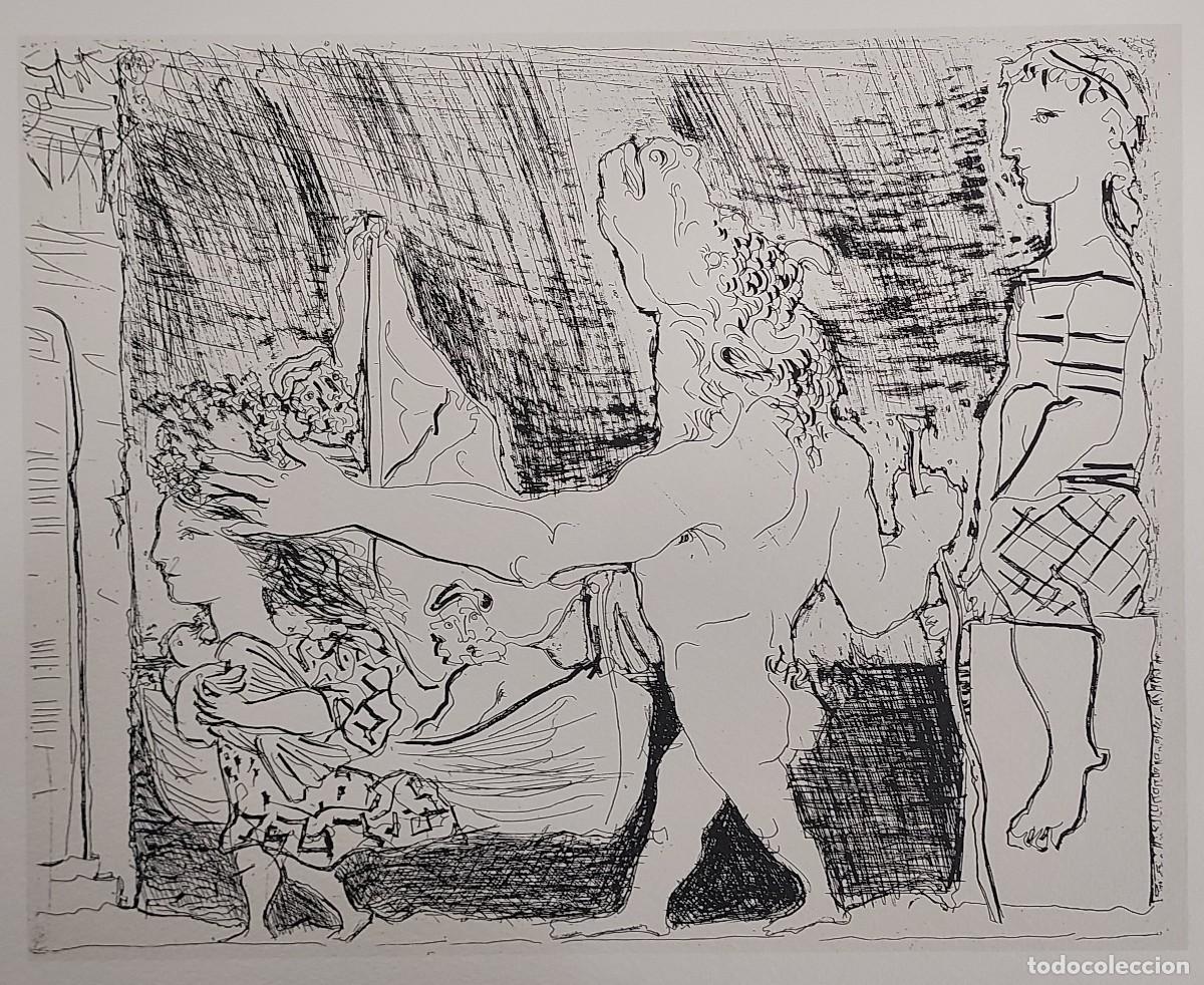 Arte: PICASSO SUITE VOLLARD. N&ordm; XX. Minotauro ciego guiado en la noche por una ni&ntilde;a. COLECCION ICO. Notas
