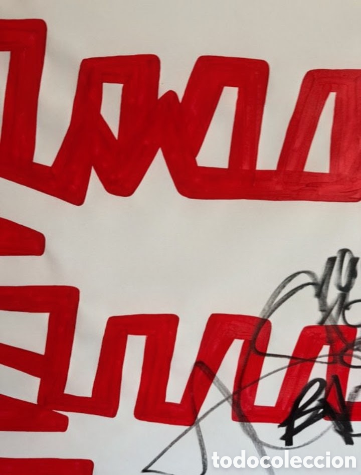 Otros objetos de arte: Super Rare Haring XL - Freda People - Foto 3