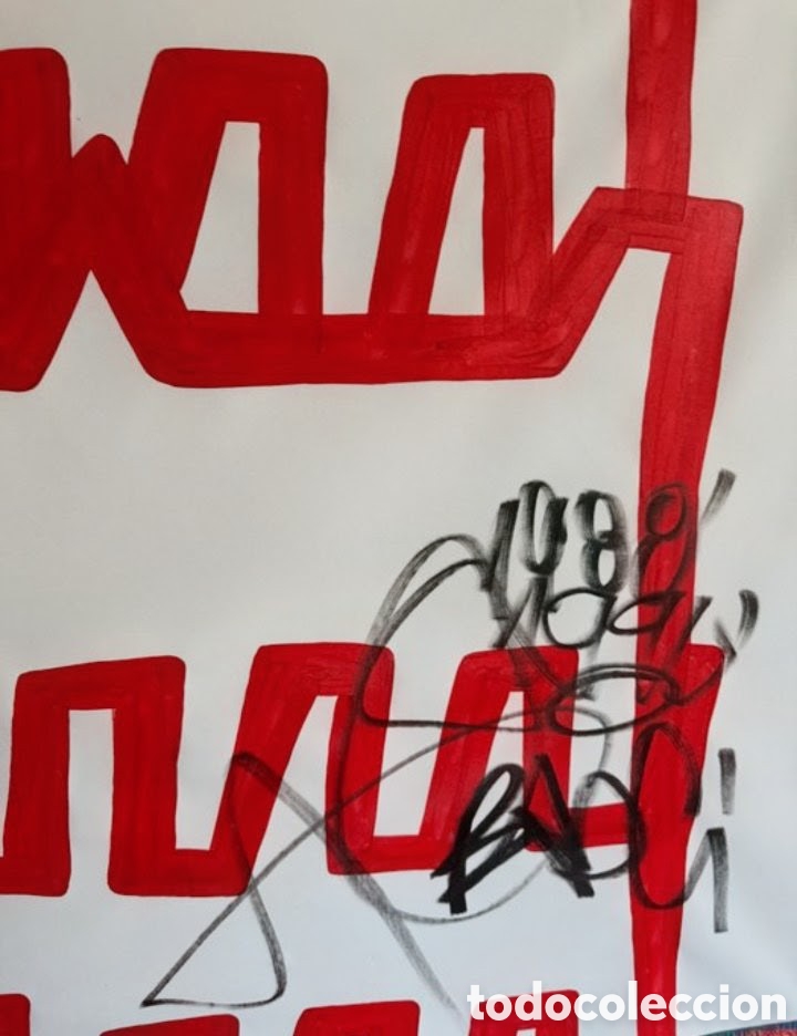 Otros objetos de arte: Super Rare Haring XL - Freda People - Foto 6