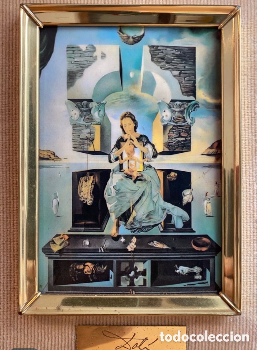Otros Objetos de Arte: Reproducci&oacute;n Dal&iacute; La Madona Port Lligat