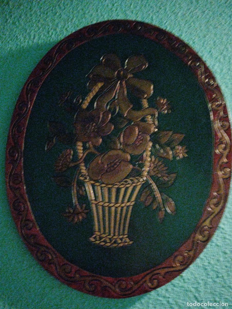 Otros Objetos de Arte: Cuadros Antiguos de jarr&oacute;n de flores