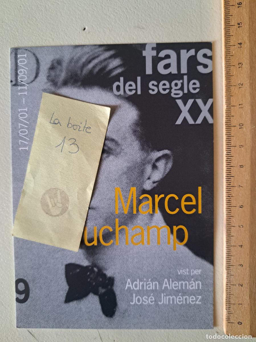 Otros Objetos de Arte: FLYER EXPOSICI&Oacute;N FARS DEL SEGLE XX MARCEL DUCHAMP BARCELONA 2001 CCCB