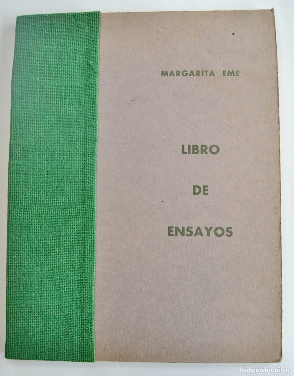 Otros Objetos de Arte: Libro de Artista. Margarita Eme. Libro de Ensayos o Ensayos para Papel. 50 ejemplares. Firmado. 1982