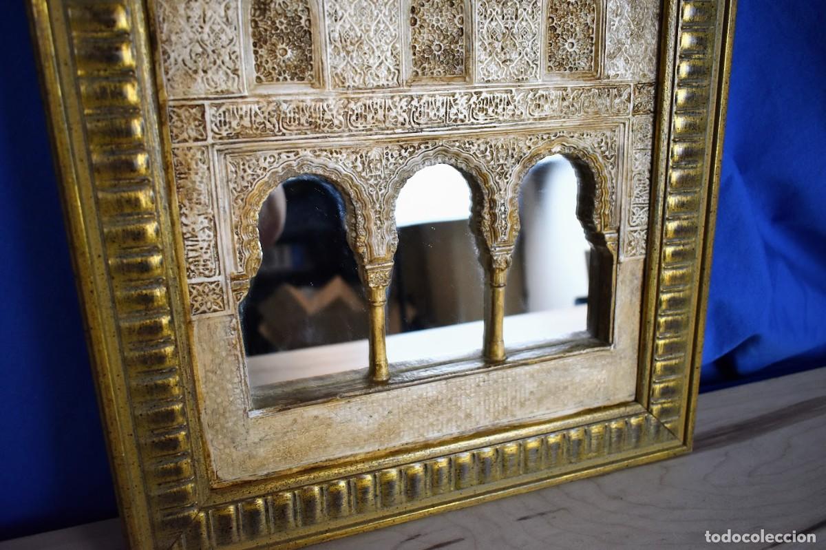 Otros objetos de arte: Cuadro de yeseria de la Alhambra de Granada - Foto 4