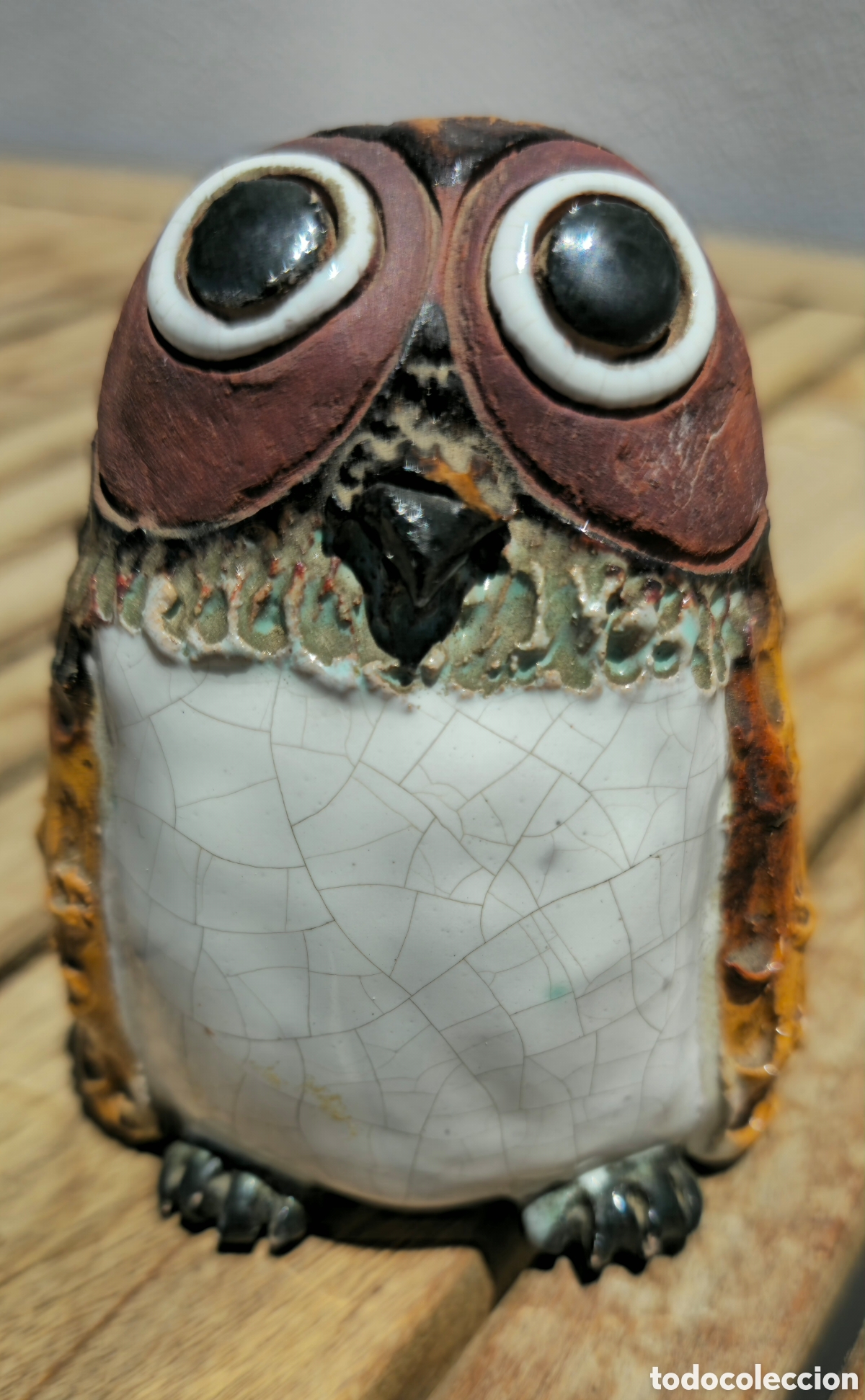 Otros Objetos de Arte: B&uacute;ho ceramica artesanal