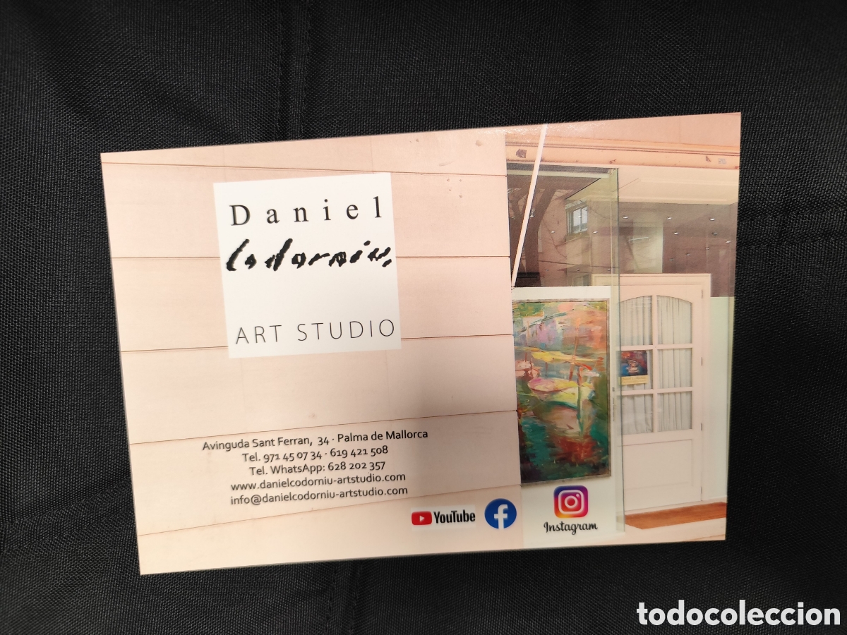 Otros objetos de arte: Foto Postal Daniel Codorniu. Publicitaria - Foto 2