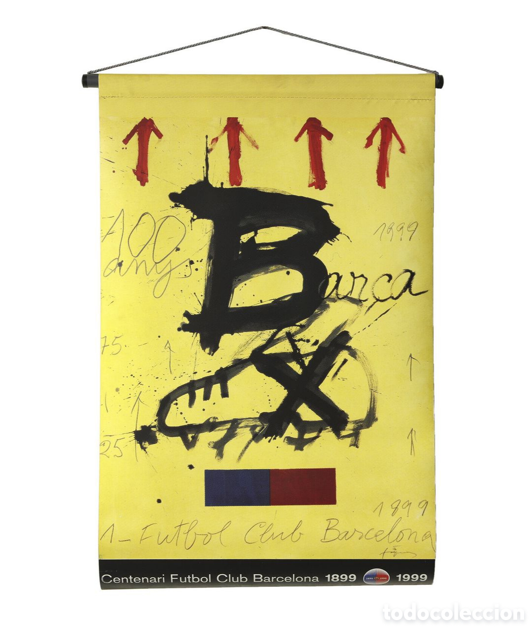 Otros Objetos de Arte: Antoni T&agrave;pies Centenario del F&uacute;tbol Club Barcelona