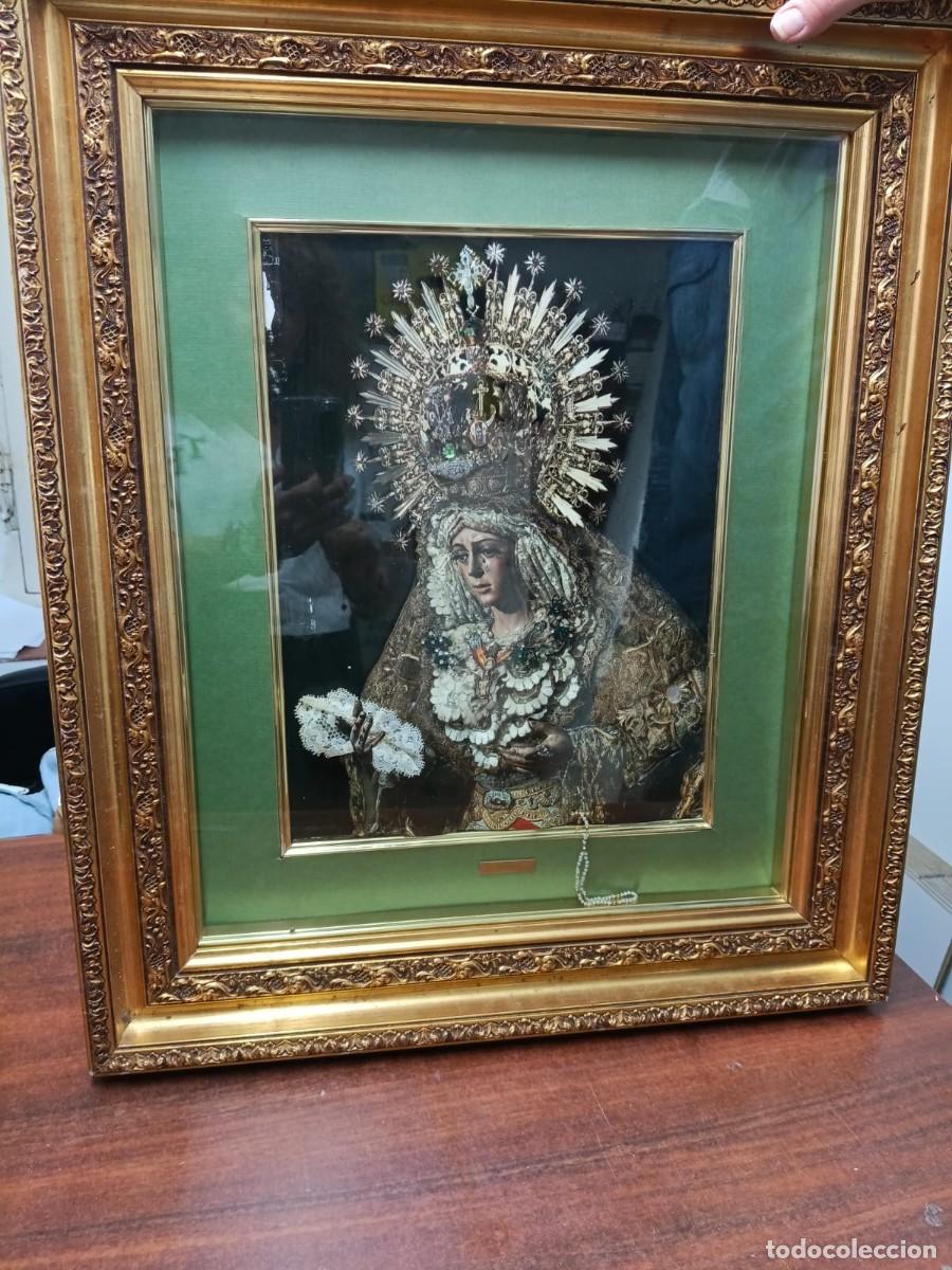 Otros Objetos de Arte: CUADRO DE VIRGEN DE LA MACARENA (SEVILLA) EN RELIEVE ENMARCADO CON CRISTAL - CUADRO-344
