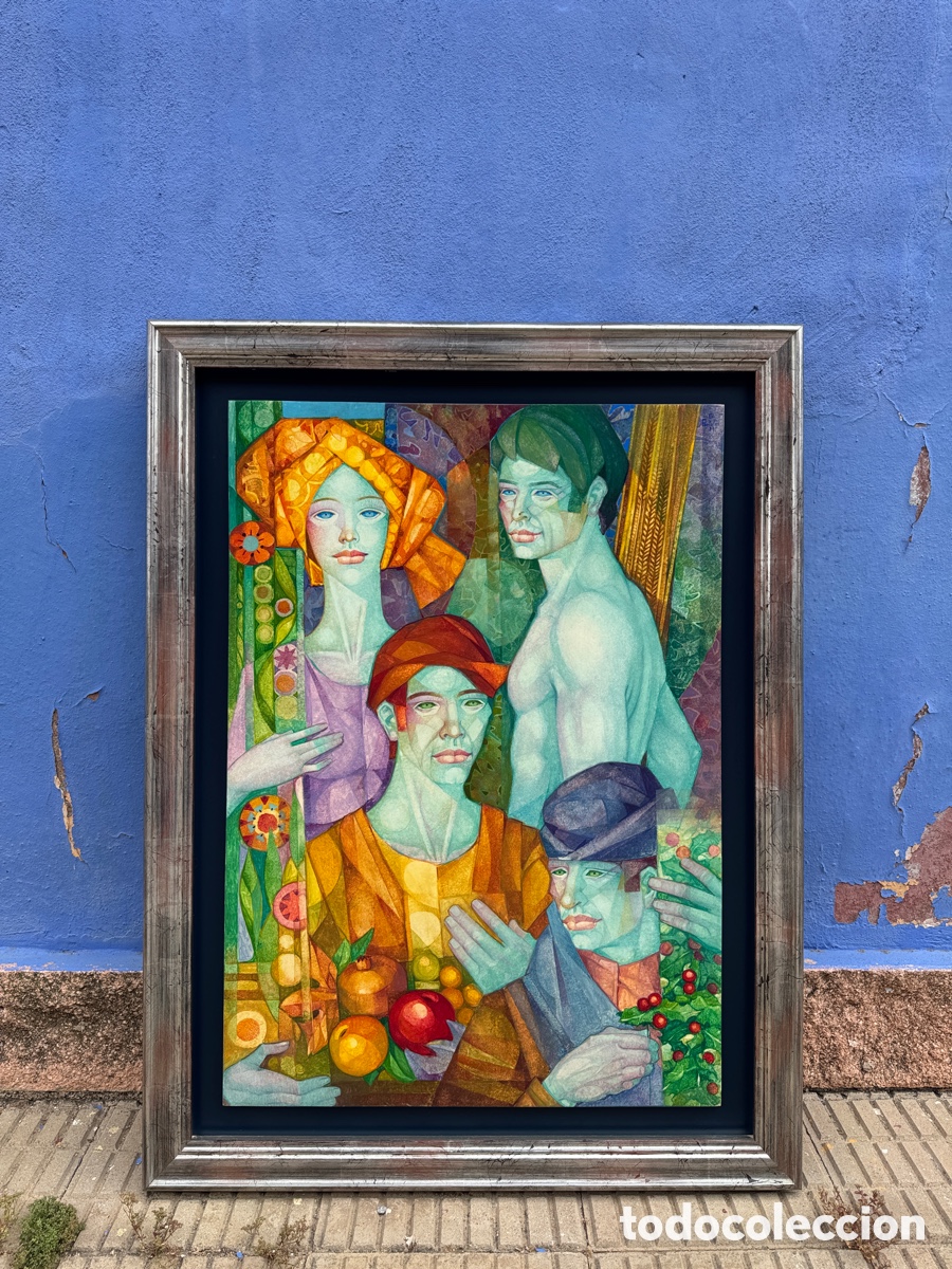 Arte: Gabriel Portol&eacute;s - t&eacute;cnica mixta y tempera