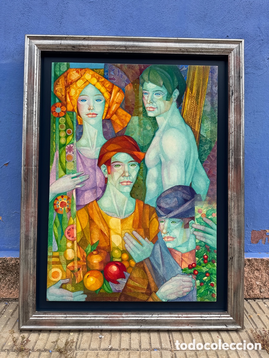 Otros objetos de arte: Gabriel Portol&eacute;s - t&eacute;cnica mixta y tempera - Foto 3