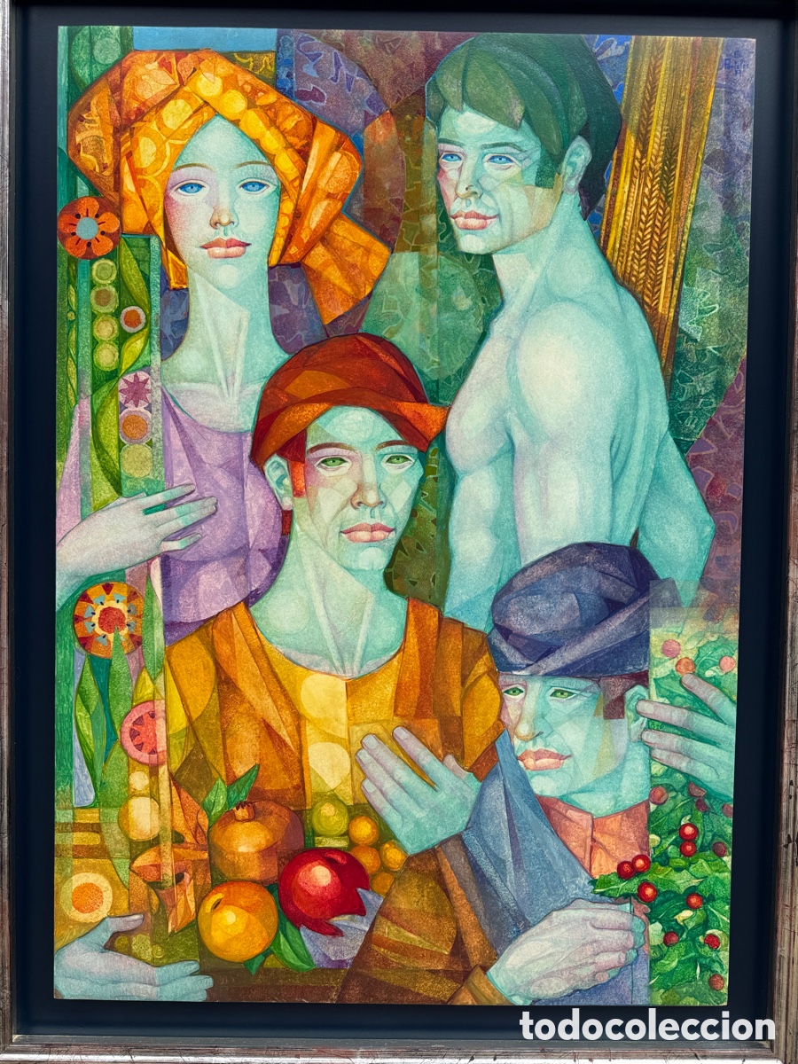 Otros objetos de arte: Gabriel Portol&eacute;s - t&eacute;cnica mixta y tempera - Foto 4