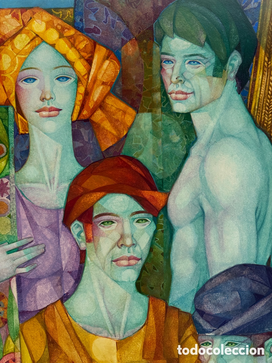 Otros objetos de arte: Gabriel Portol&eacute;s - t&eacute;cnica mixta y tempera - Foto 5