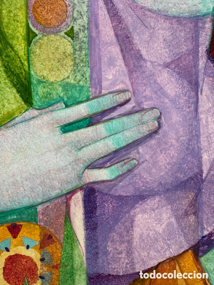 Otros objetos de arte: Gabriel Portol&eacute;s - t&eacute;cnica mixta y tempera - Foto 8