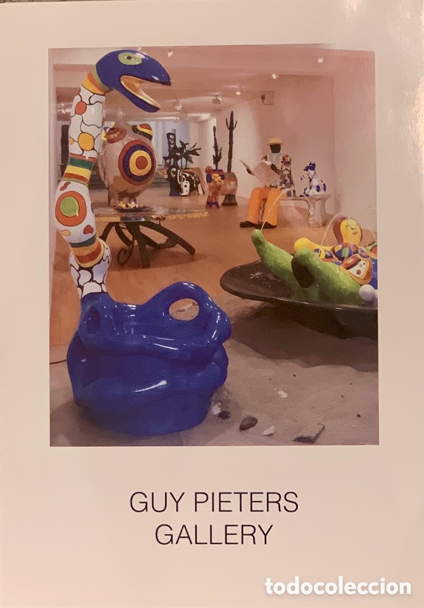 Otros Objetos de Arte: Folleto de Arte. Guy Pieters Gallery. Belgium. A&ntilde;os 90.
