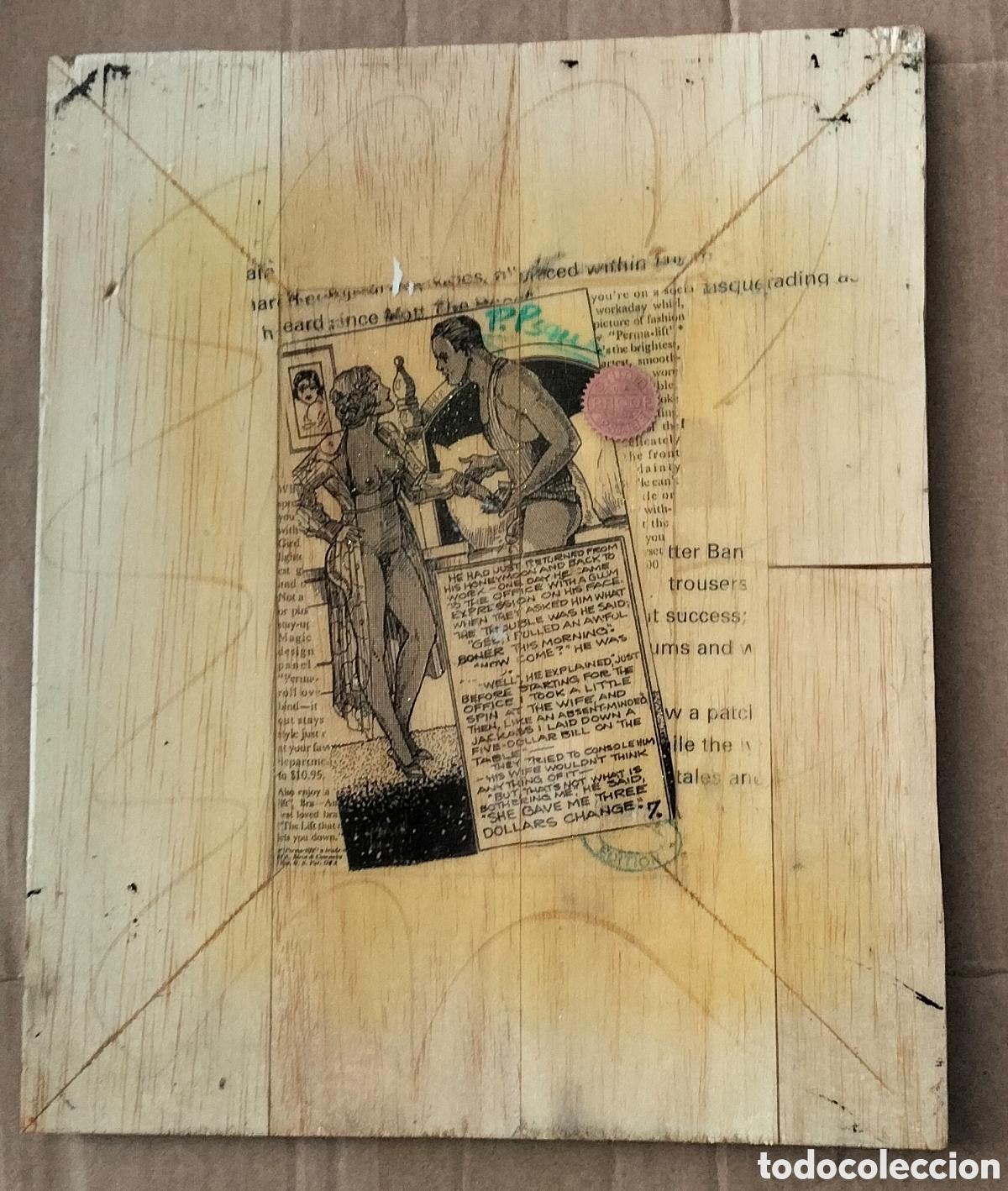 Otros objetos de arte: Collage original de Pietro Psaier . - Foto 1