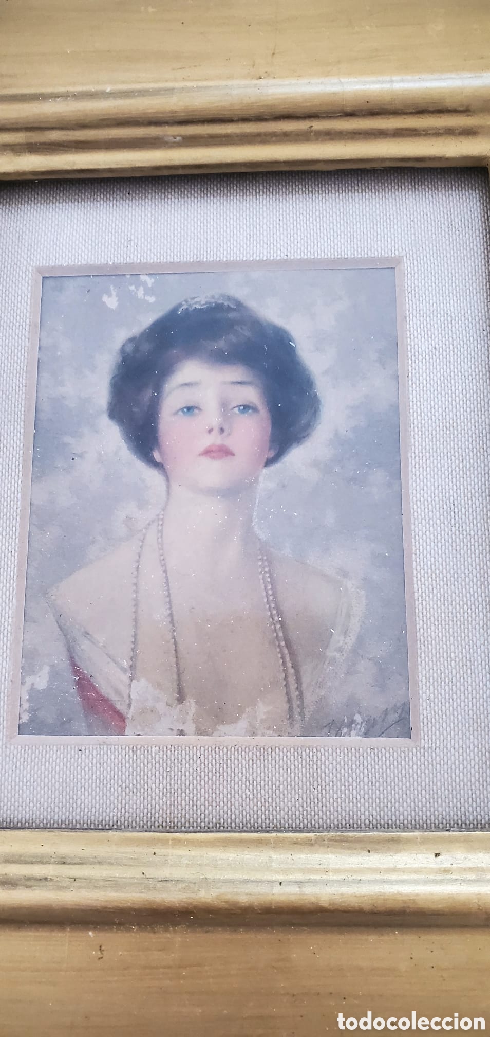 Otros objetos de arte: Bonito Cuadro antiguo - Foto 3
