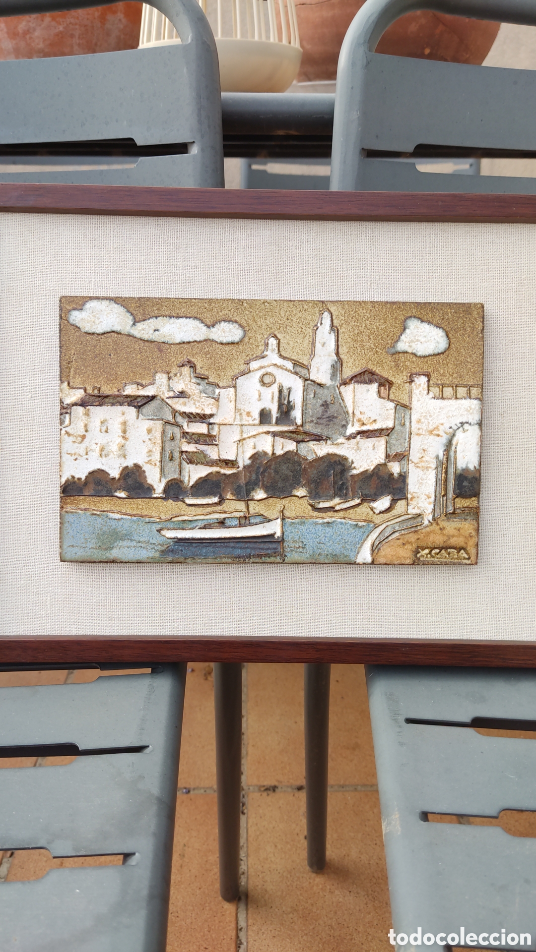 Otros objetos de arte: Ceramica Cadaqu&eacute;s. Autor: Xavier Caba (1928-1996) - Foto 2