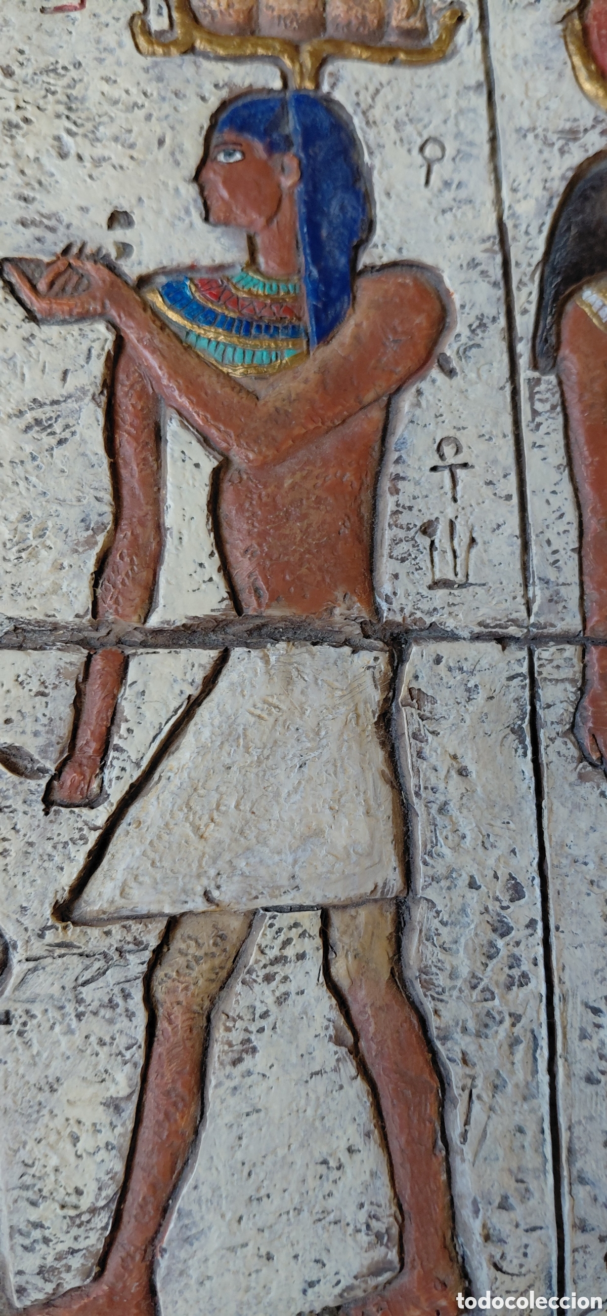Otros objetos de arte: Relieve egipcio 24 cm - Foto 3
