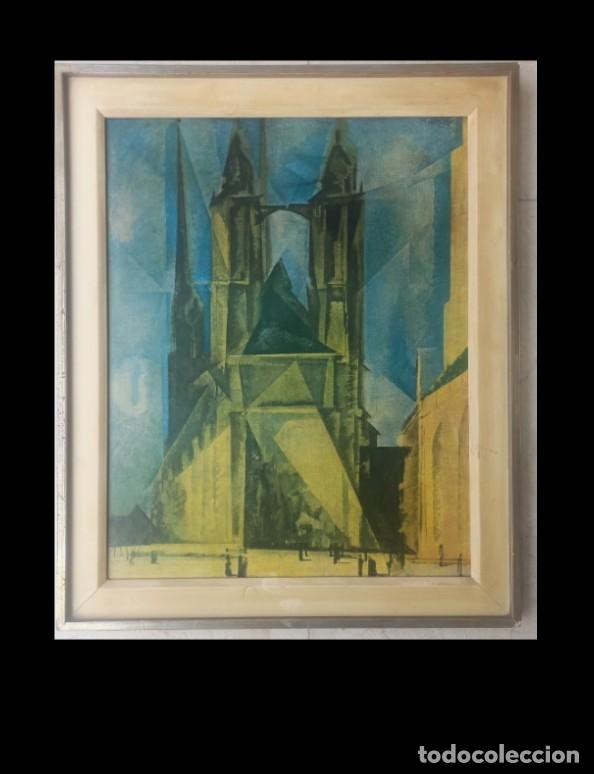 Otros objetos de arte: Lyonel Feininger l&aacute;mina - Foto 1