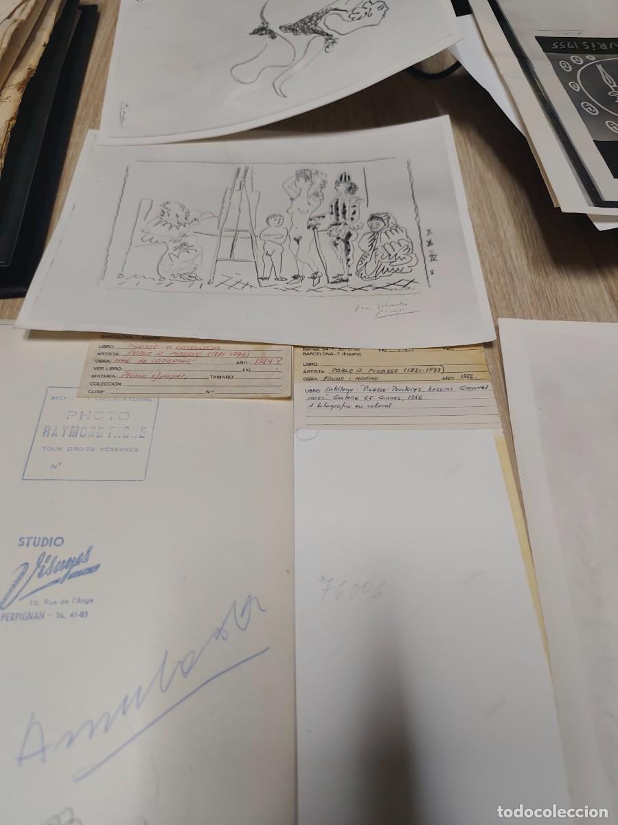 Otros Objetos de Arte: Picasso fotograf&iacute;as clixes para realizar el libro edici&oacute;nes pol&iacute;grafa foto Raymond Fadre