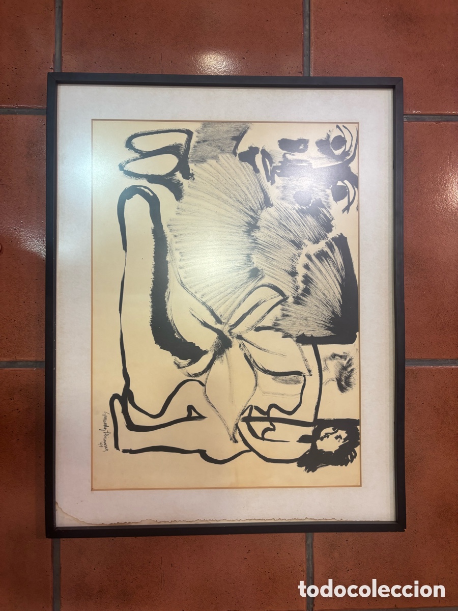 Otros Objetos de Arte: Cuadro de pintor moderno
