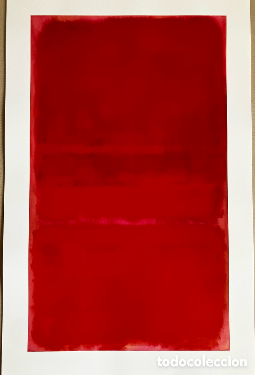 Otros objetos de arte: L&aacute;mina Rothko 100x60cm - Foto 2