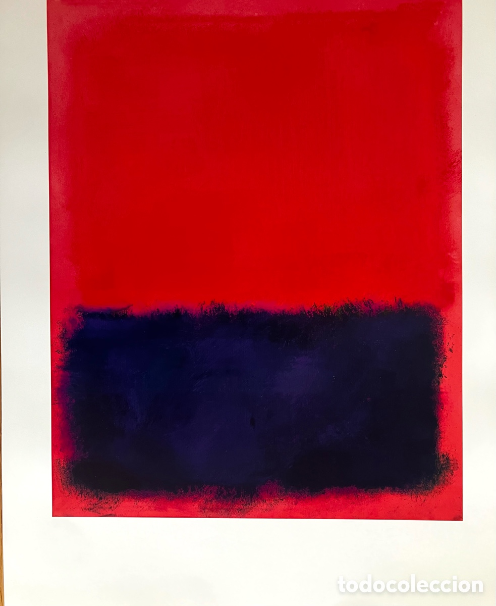 Otros Objetos de Arte: L&aacute;mina Rothko 80x60cm