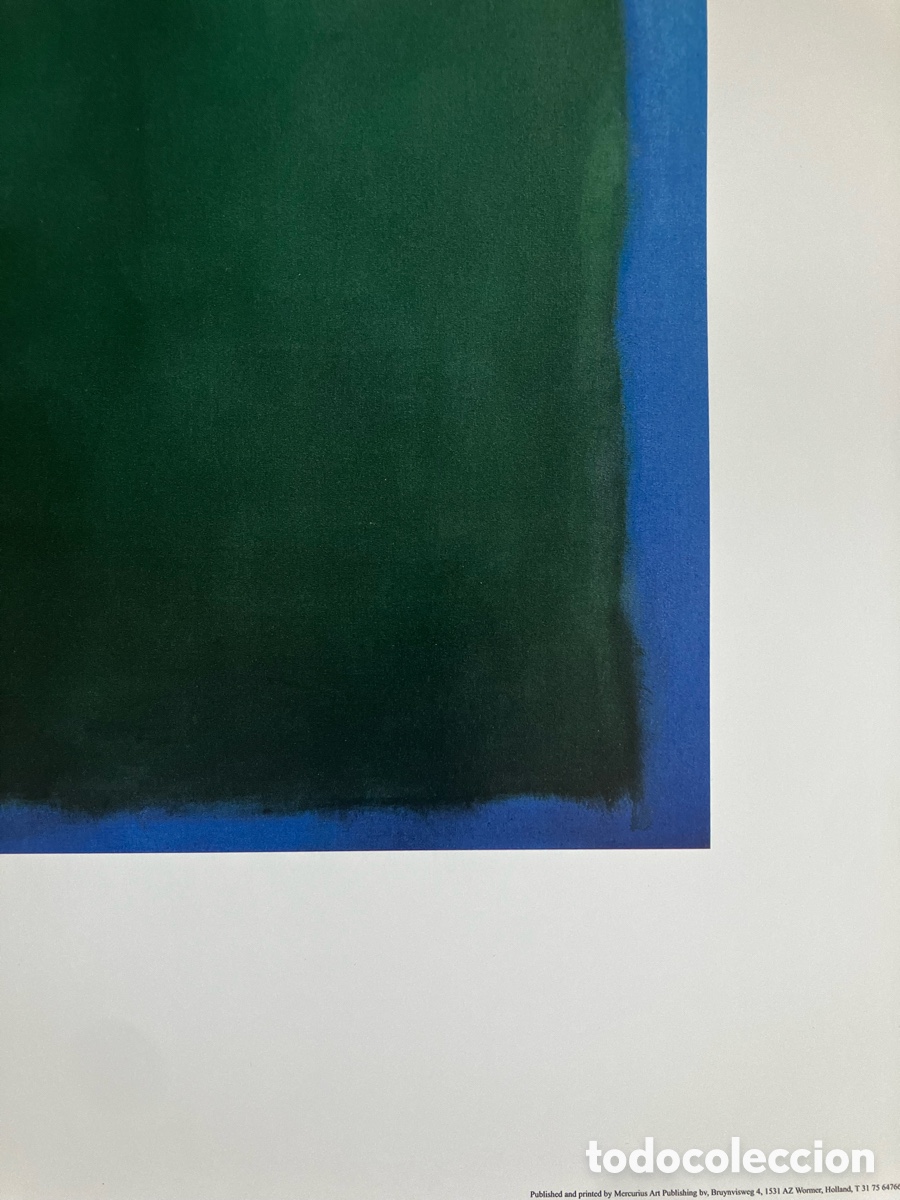 Otros objetos de arte: L&aacute;mina Rothko Earth and green - Foto 2