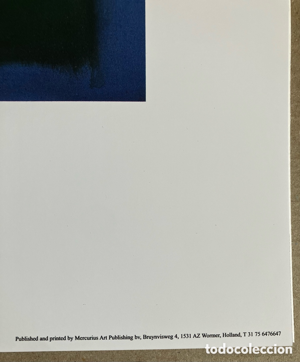 Otros objetos de arte: L&aacute;mina Rothko Earth and green - Foto 4