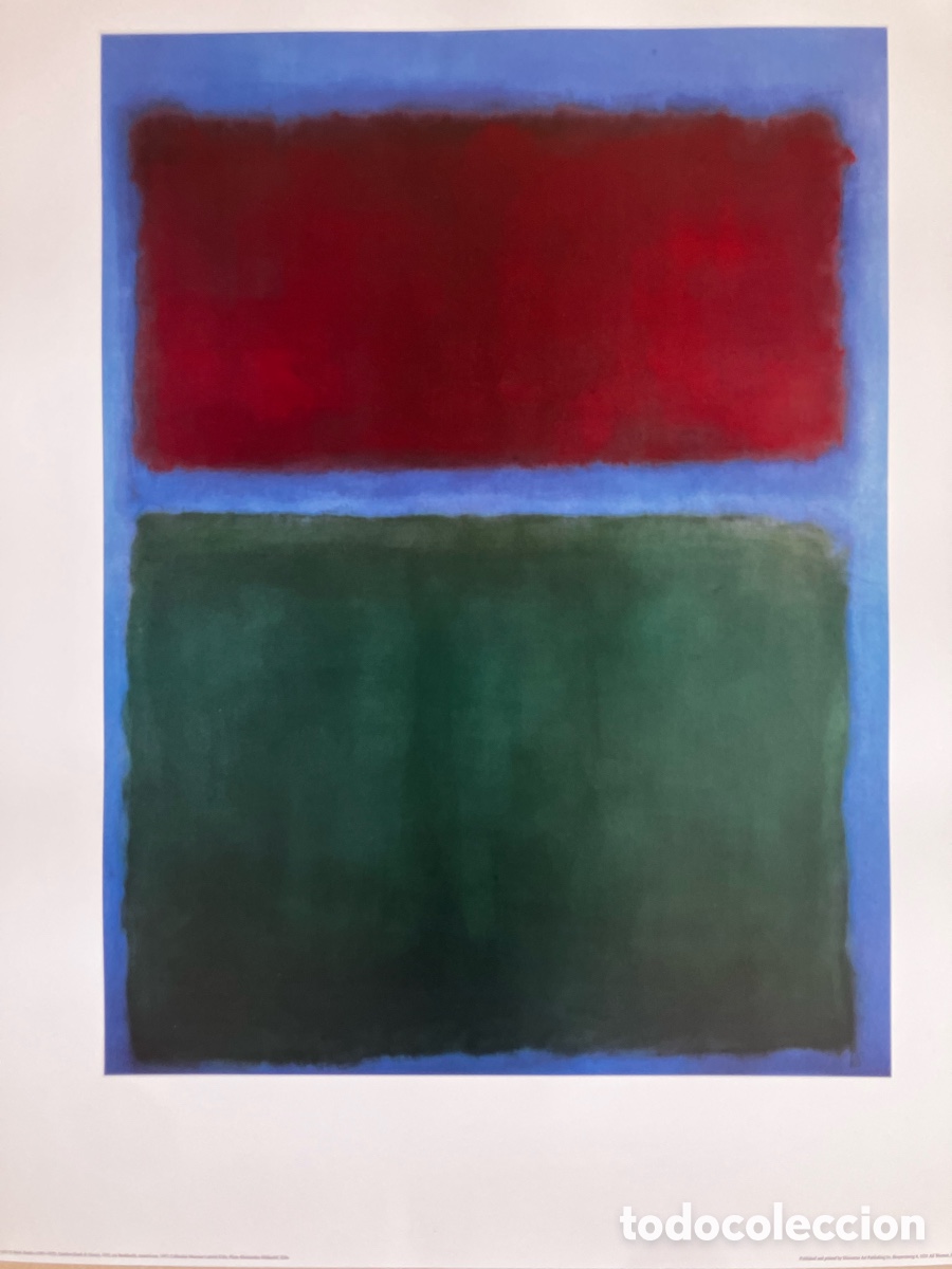 Otros Objetos de Arte: L&aacute;mina Rothko Earth and green