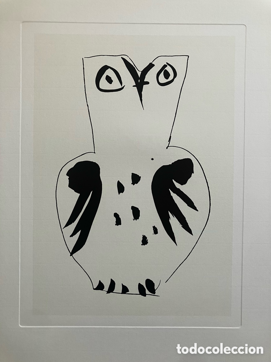 Otros objetos de arte: L&aacute;mina calidad Picasso buh&oacute; - Foto 3