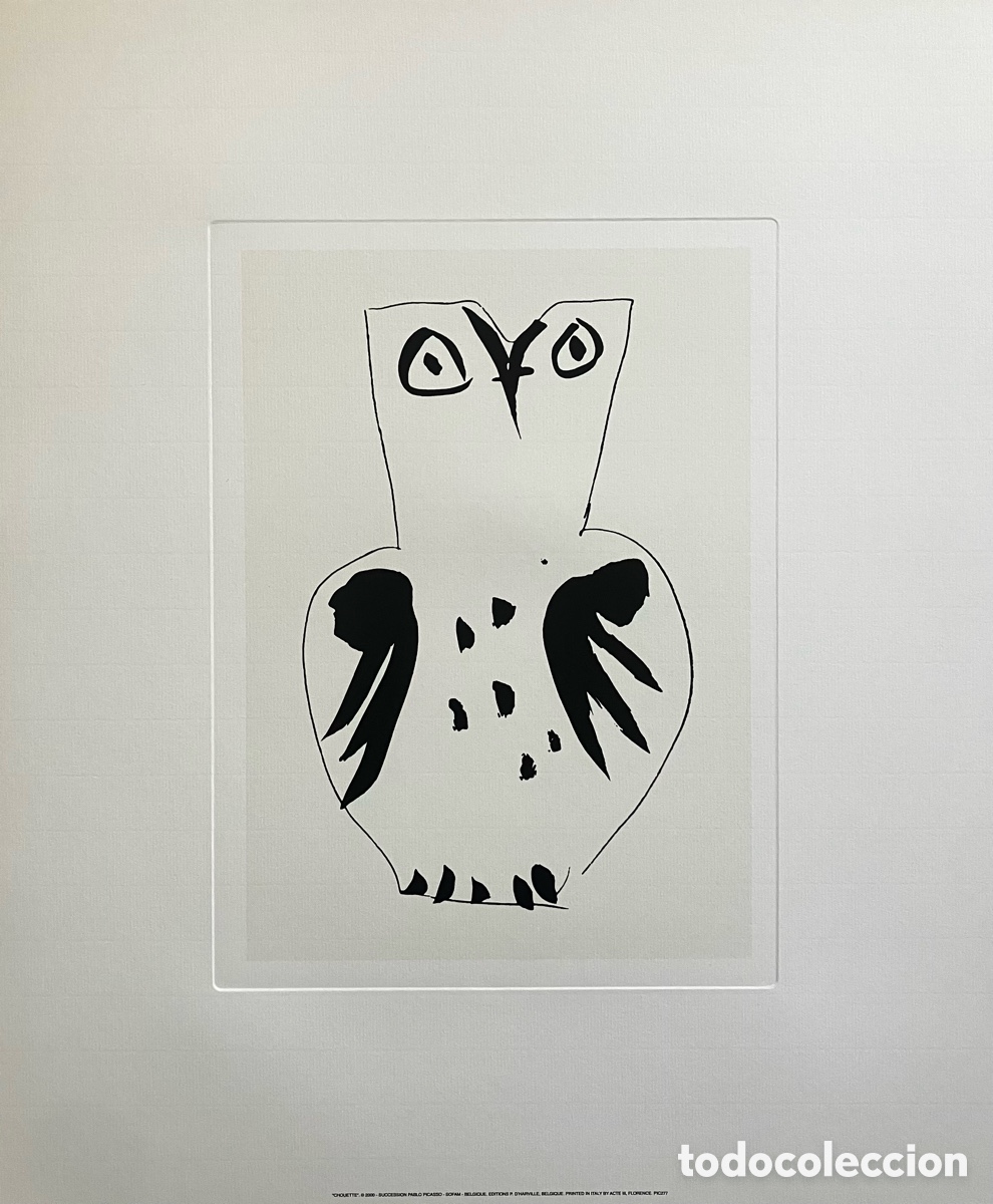 Otros objetos de arte: L&aacute;mina calidad Picasso buh&oacute; - Foto 1