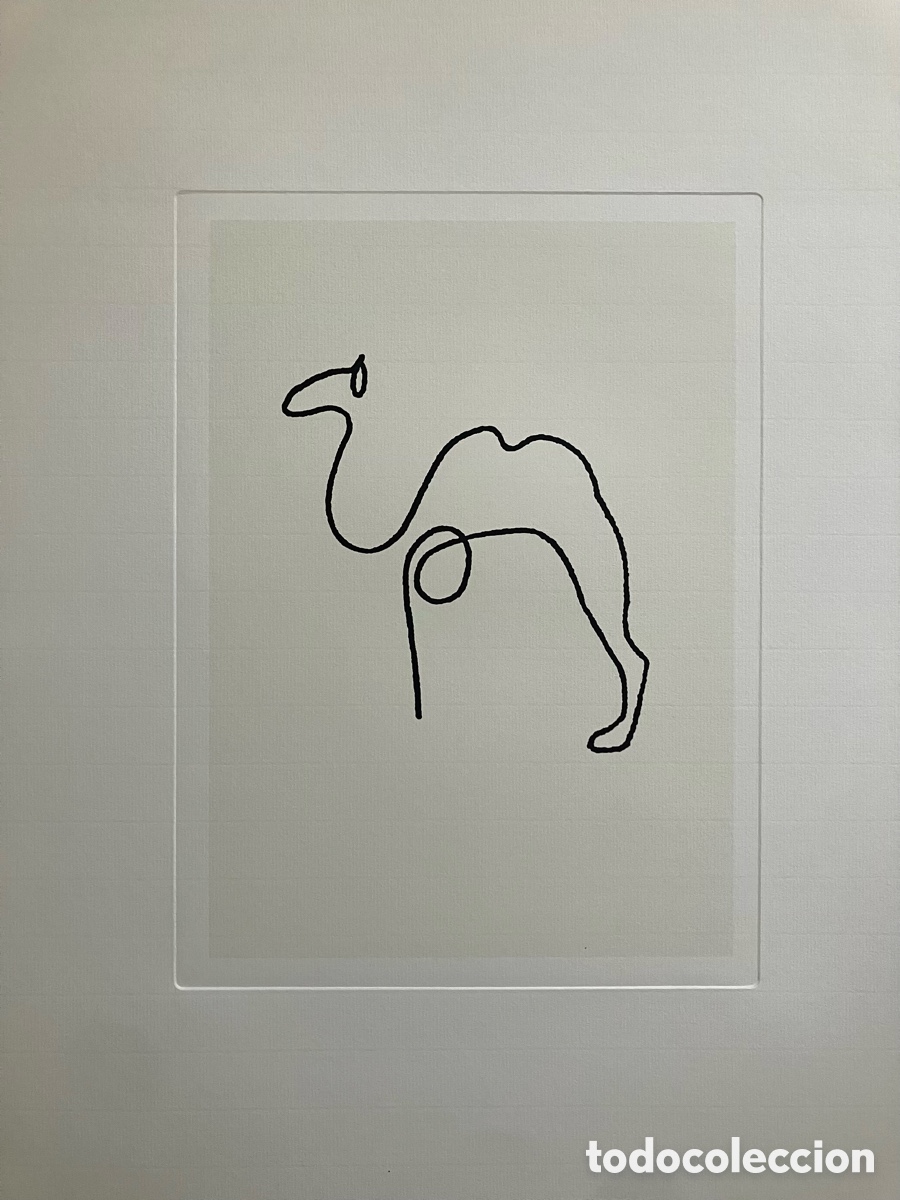 Otros objetos de arte: L&aacute;mina camello Picasso - Foto 2