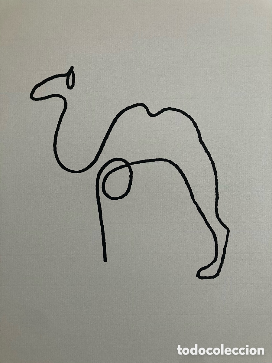 Otros objetos de arte: L&aacute;mina camello Picasso - Foto 3