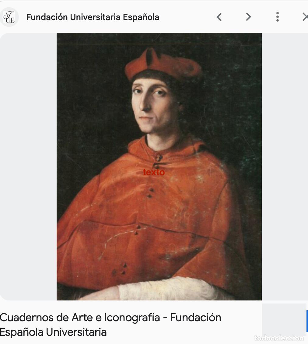 Otros Objetos de Arte: Pintura de Rafael y escuela en Espa&ntilde;a; Copias; Pintores espa&ntilde;oles d la escuela de Rafael; Grabados;