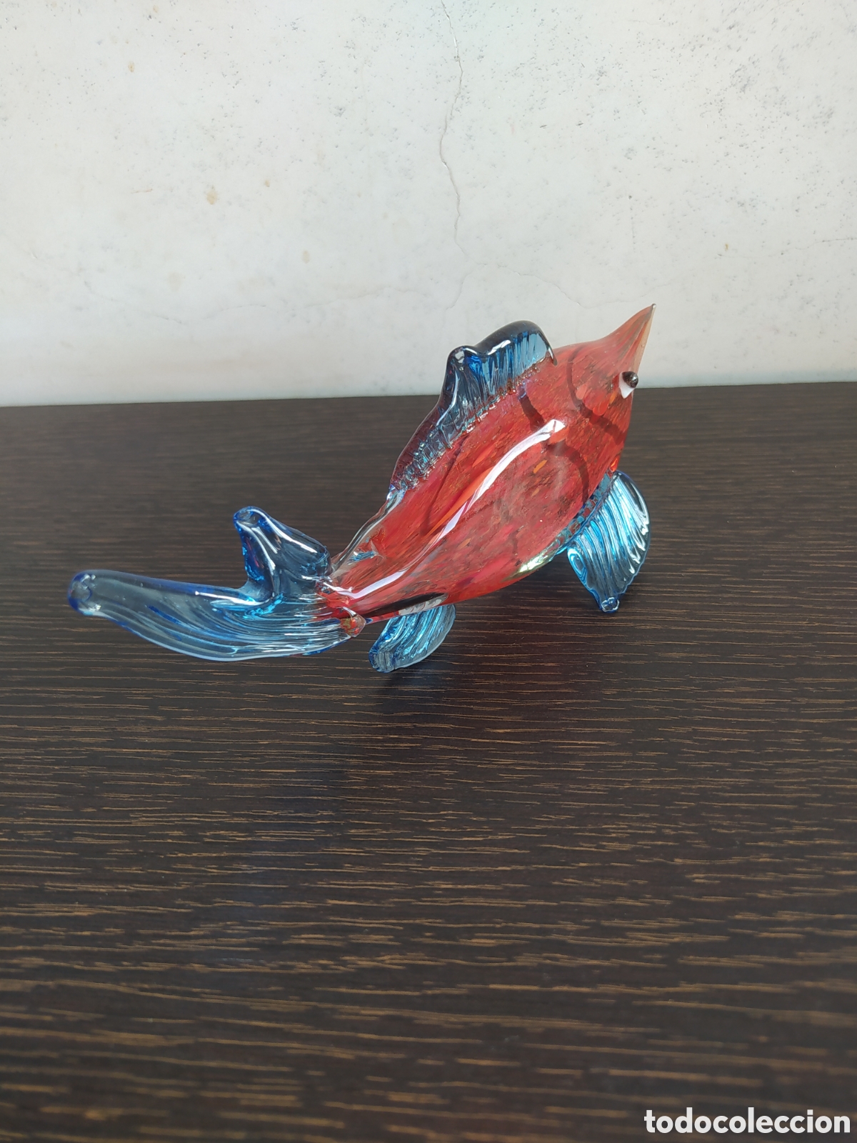 Otros objetos de arte: Pez de cristal artesanal murano - Foto 4