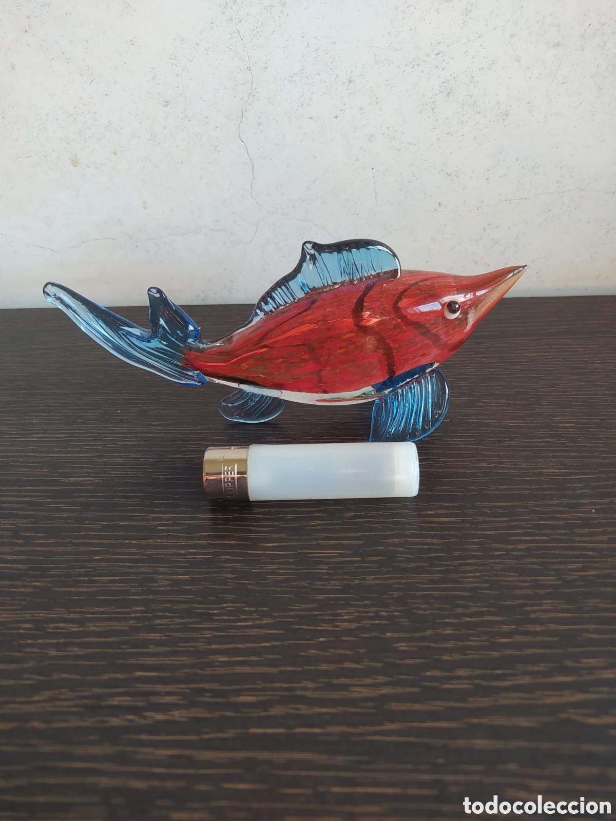 Otros objetos de arte: Pez de cristal artesanal murano - Foto 6