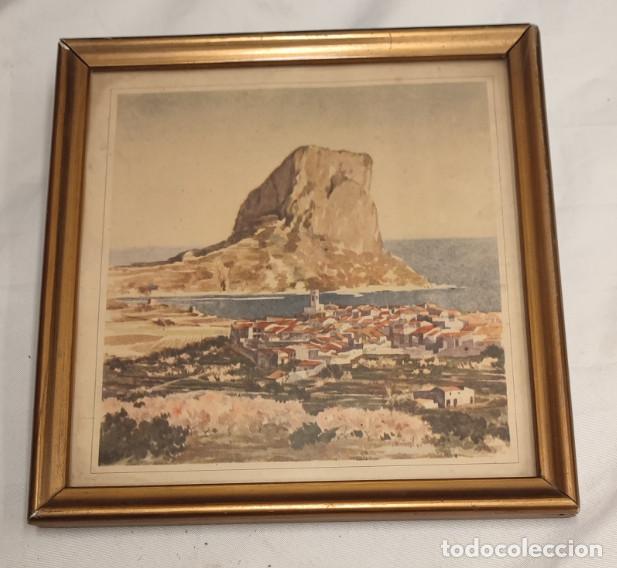 Otros objetos de arte: LITOGRAFIA O SIM. ENMARCADA, PE&Ntilde;ON DE IFACH, CALPE