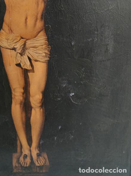 Otros objetos de arte: CUADRO TIPO CRAQUELADO, CRISTO CRUCIFICADO DE VELAZQUEZ - Foto 11