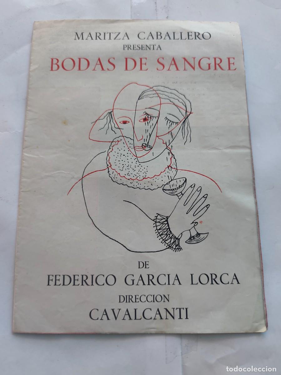 Otros objetos de arte: Cat&aacute;logo Bodas de Sangre Federico Garc&iacute;a Lorca Maritza Caballero