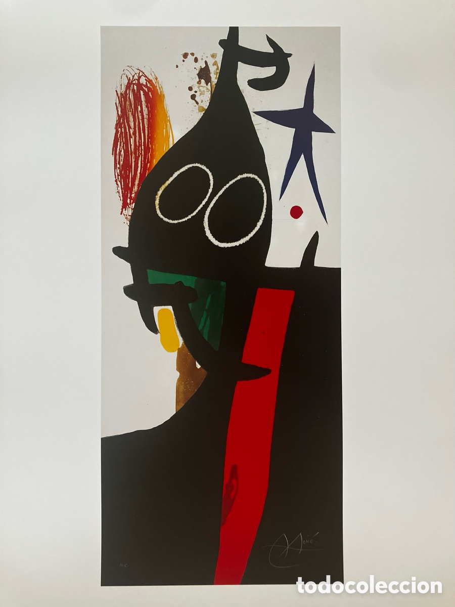 Otros objetos de arte: L&aacute;mina Mir&oacute; Sarrasin - Foto 2