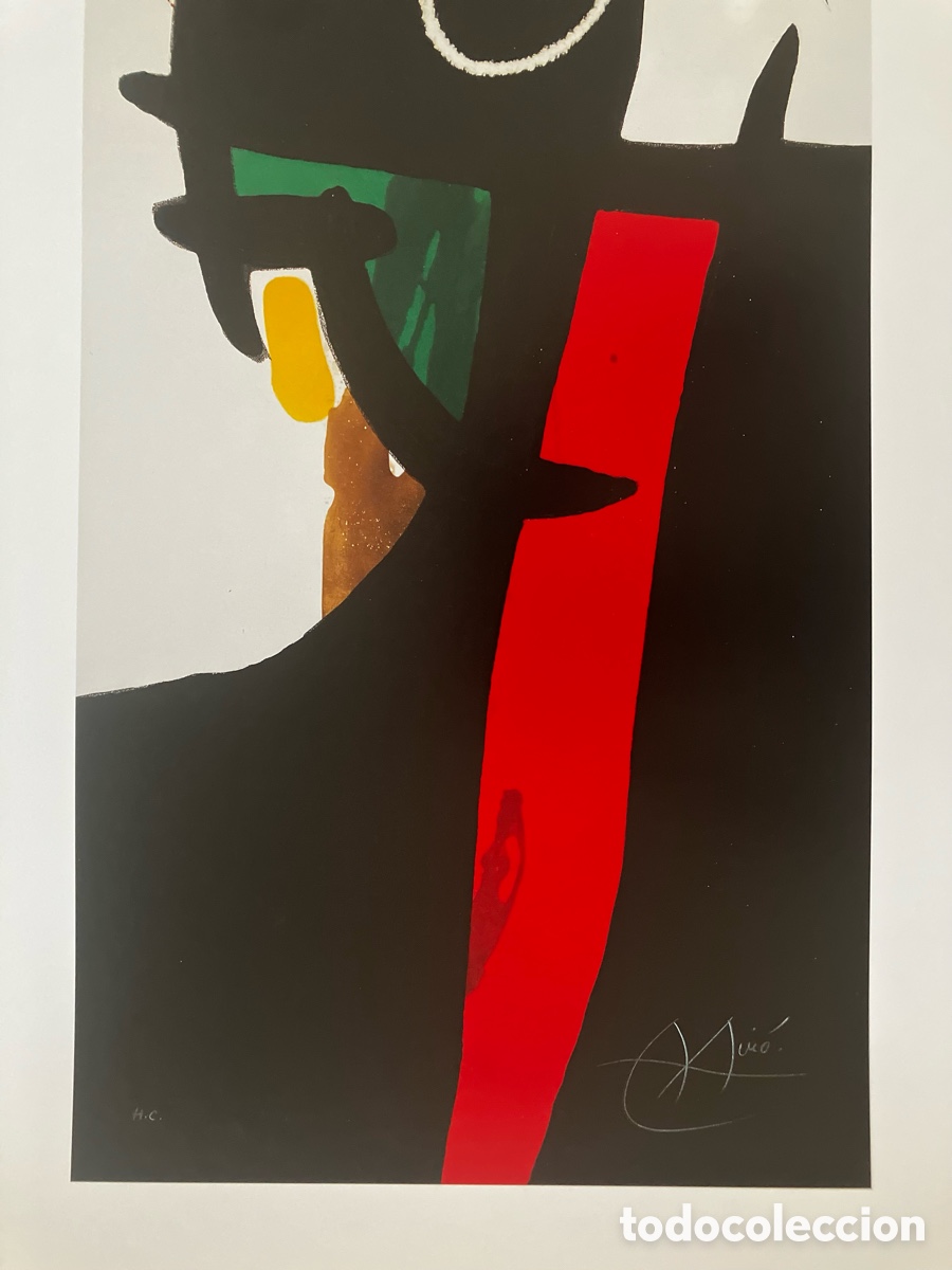 Otros objetos de arte: L&aacute;mina Mir&oacute; Sarrasin - Foto 4