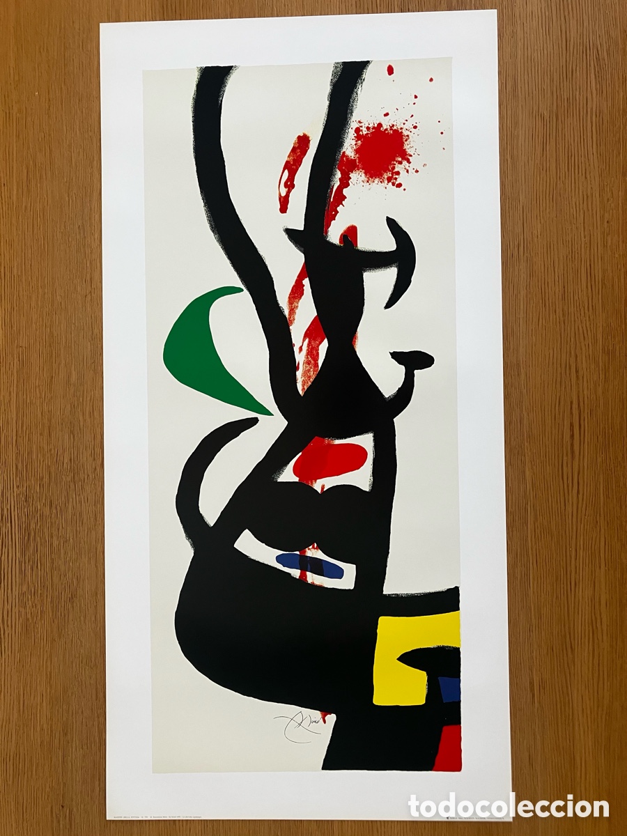 Otros objetos de arte: L&aacute;mina Mir&oacute; Le chef &agrave; l'&eacute;toile