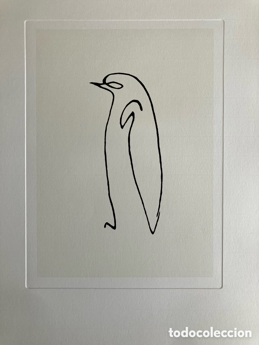 Otros objetos de arte: L&aacute;mina Picasso Ping&uuml;ino - Foto 2