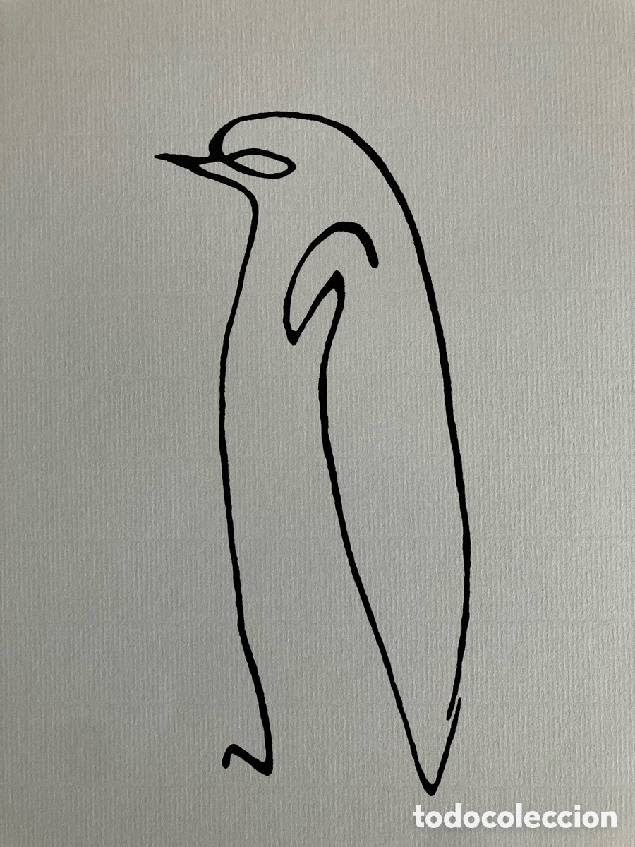 Otros objetos de arte: L&aacute;mina Picasso Ping&uuml;ino - Foto 4