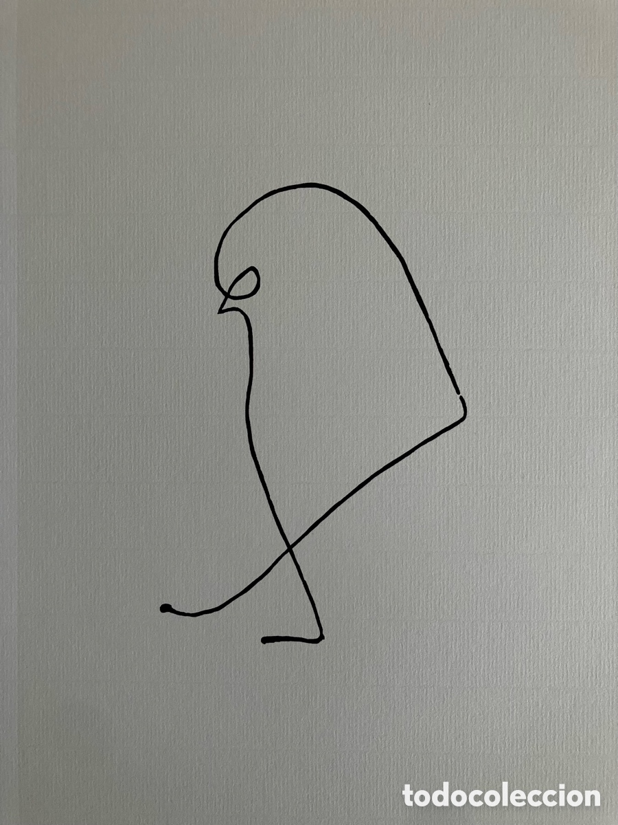 Otros objetos de arte: L&aacute;mina de Picasso p&aacute;jaro - Foto 2
