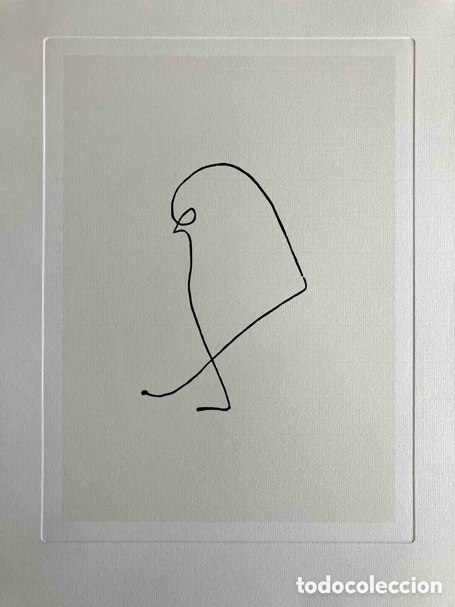 Otros objetos de arte: L&aacute;mina de Picasso p&aacute;jaro