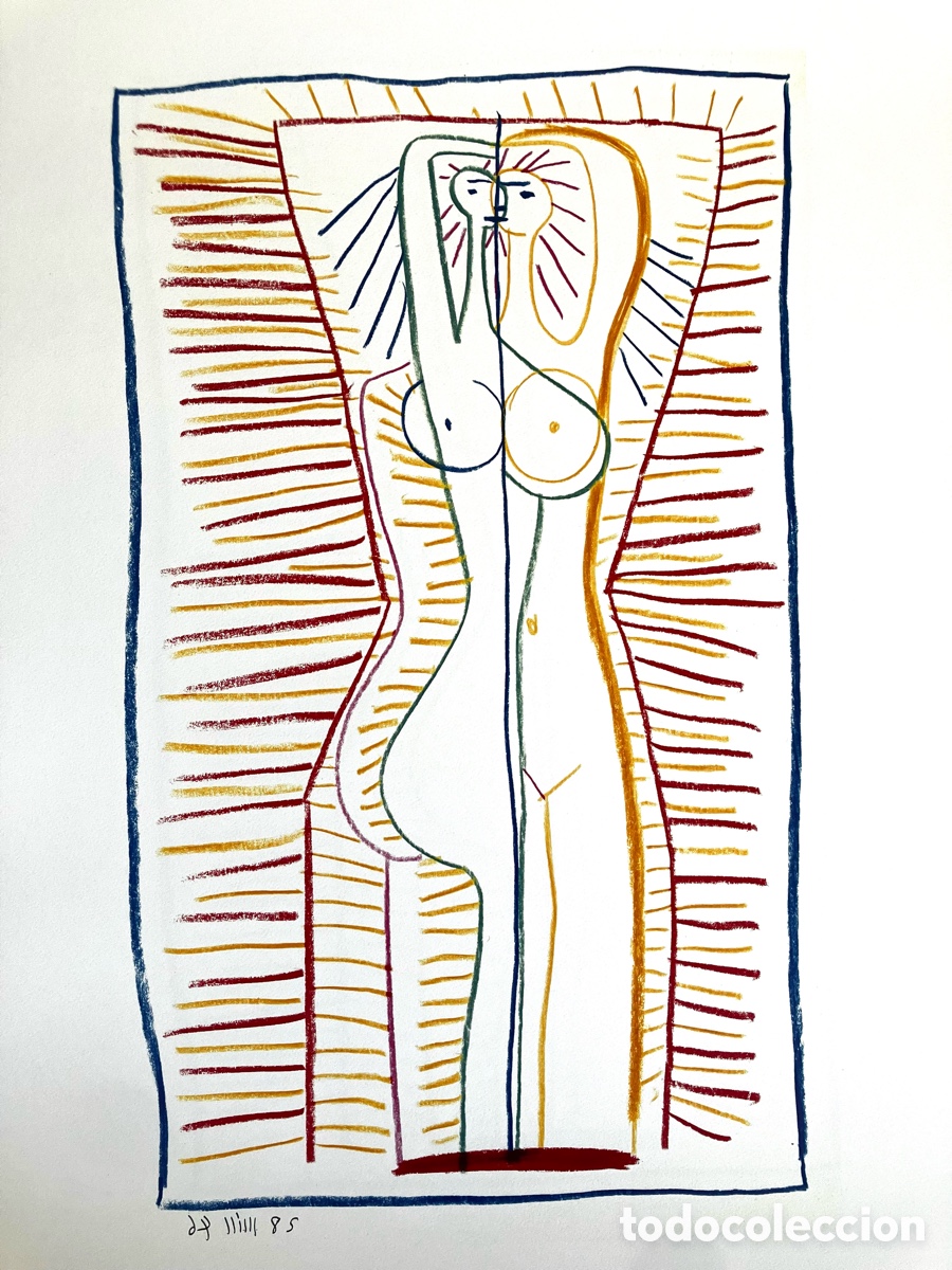 Otros objetos de arte: L&aacute;mina Picasso colorida - Foto 9