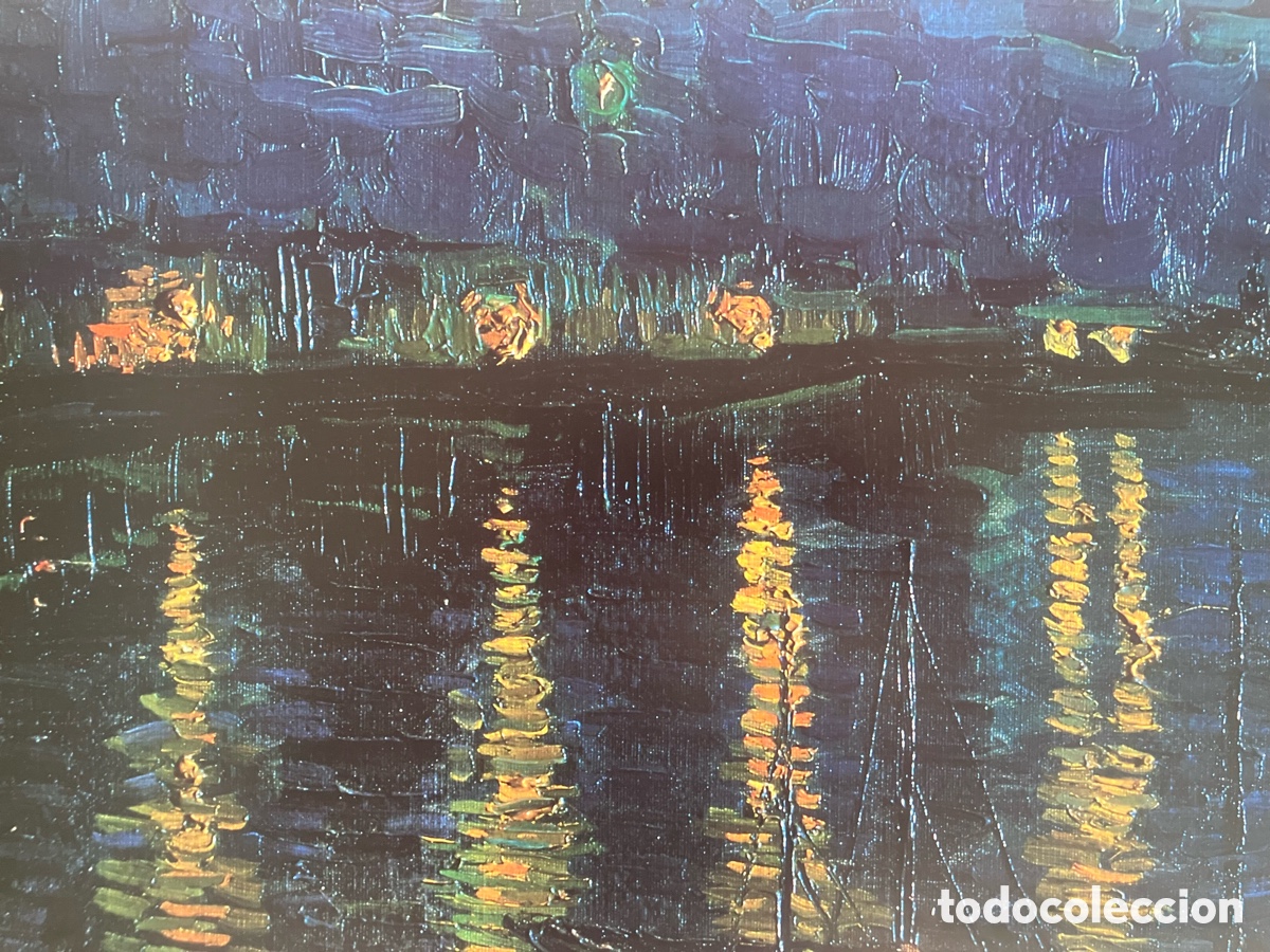 Otros objetos de arte: L&aacute;mna extra larga Van Gogh - Foto 3